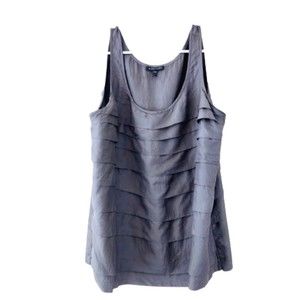 Eileen Fisher Gray Sleeveless Blouse